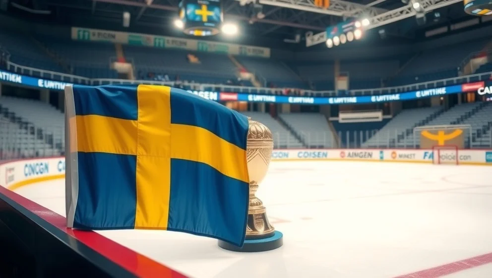 Sveriges U18 hockey trupp och det historiska guldet